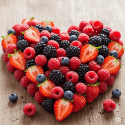 Frutos rojos producidos en Puebla