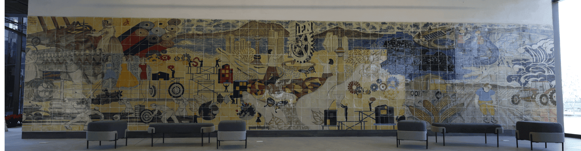 Mural del CIITA Unidad Puebla del IPN